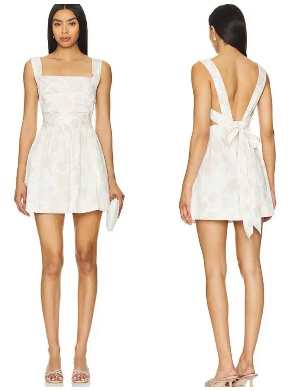 FREE PEOPLE Meet me in Maui Dress - Ivory Combo